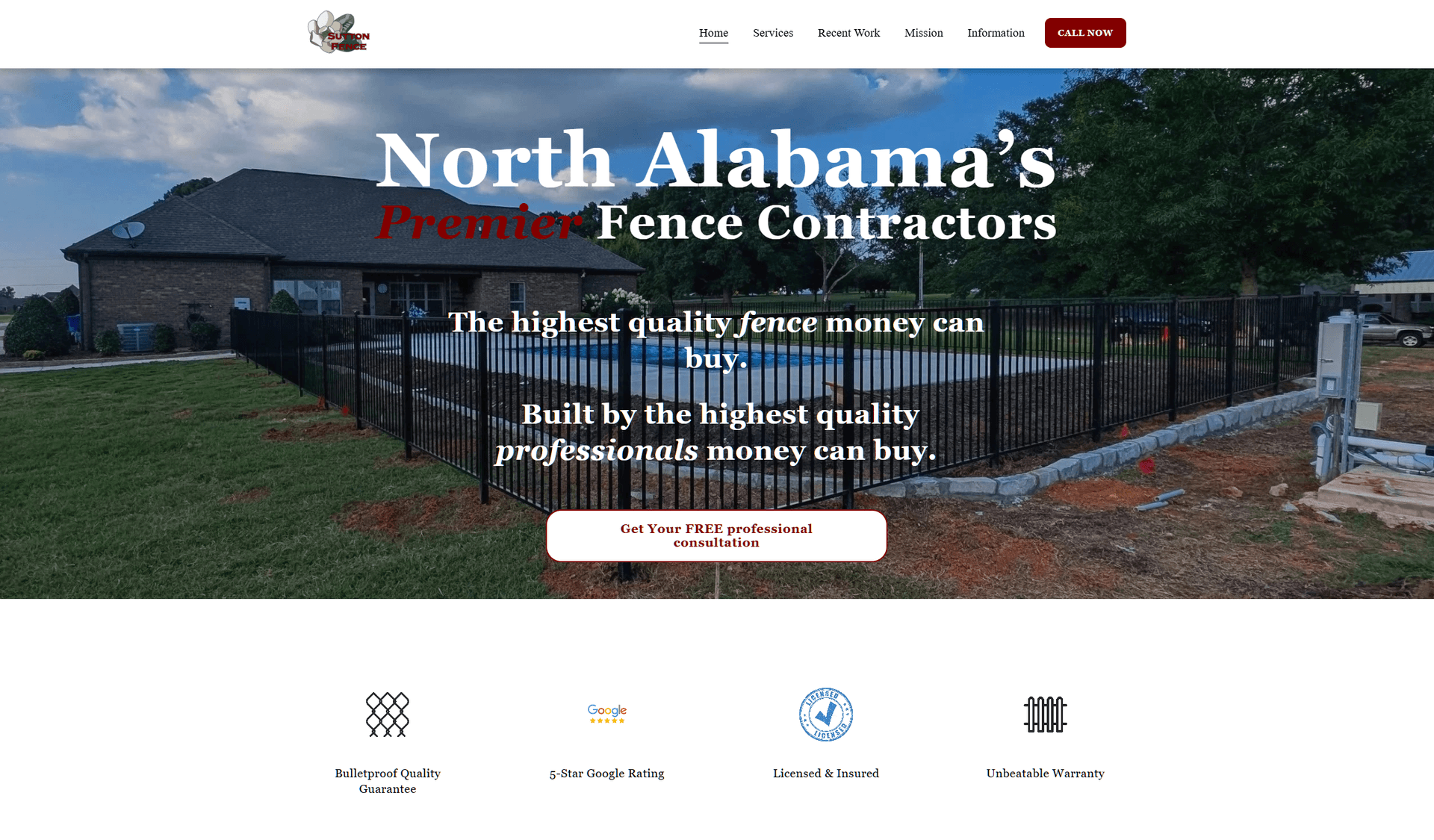 EcoBuilt & Sutton Fence — Websites + Ad Videos — deliverable 2